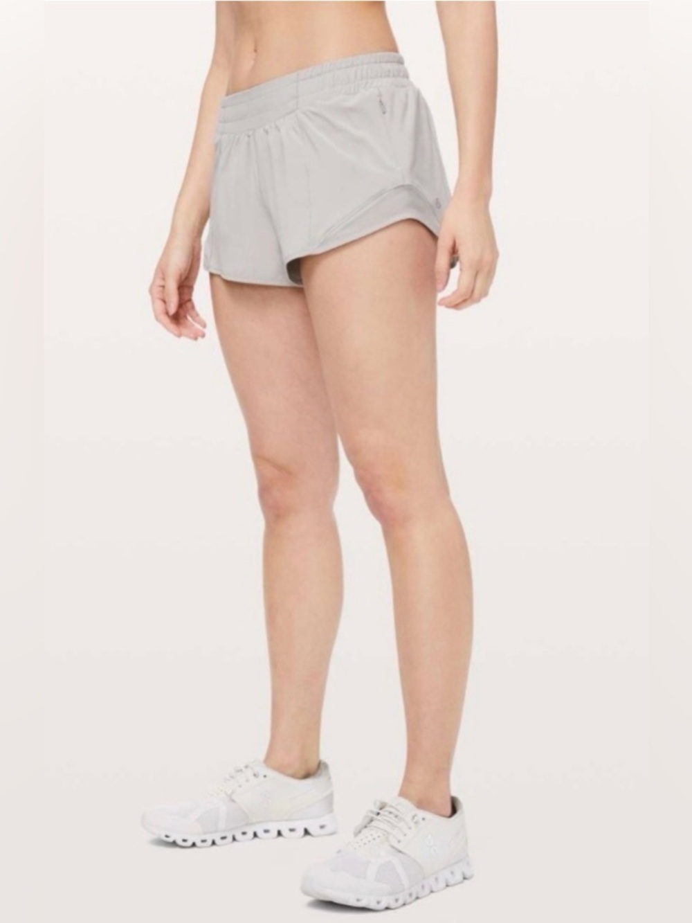 Lululemon Hotty Hot Short  2.5" grey